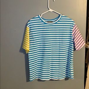 color blocking t-shirt